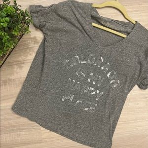 Faded “Colorado is my Happy Place” Tee